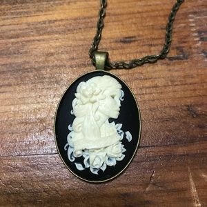 Day Of The Dead Cameo Necklace